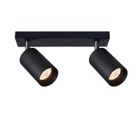 Faretto orientabile EDO MALGA Nero Bianco Lampada da soffitto Applique GU10 LED