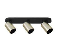 Faretto orientabile EDO MALGA oro/nero plafoniera lampada da parete GU10 LED