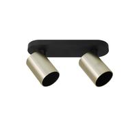 Faretto orientabile EDO MALGA oro/nero plafoniera lampada da parete GU10 LED