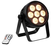 FARETTO PAR LED 7 COLORI RGB WW UV luci effetto fari cambiacolori arredamento dj