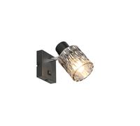Faretto parete E27 nero 16 cm Trio Lighting R86421732