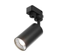 Faretto Per Binario Moderno Focus Mini Alluminio Nero 1 Luce