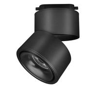 Faretto Per Binario Orientabile Yin In Metallo Nero 1 Luce Calda
