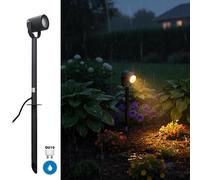Faretto picchetto LED SPOT lampada GU10 segnapassi IP65 luce alberi piante 230V