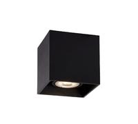 Faretto plafoniera cubo da soffitto gu10 led metallo nero per interni 220v