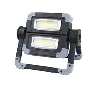 Faretto Portatile A LED COB Da 20 W Faro Da Lavoro Impermeabile A LED Rotante Pieghevole Utilizzare Una Batteria 4 * AA For La Riparazione Del Campeggio(Gray)