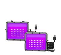 Faretto, proiettore, decorazioni for feste di compleanno, Halloween, del Ringraziamento, lampada a polimerizzazione UV, Attrezzatura leggera speciale(2 PCS_365NM)