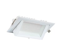 Faretto Proiettore Downlight LED 48W Orientabile Rettangolare 130lm/W Foro