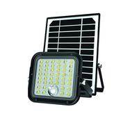 Faretto Proiettore Led con Pannello Solare Faro Luce per Esterni 10W 1500LM