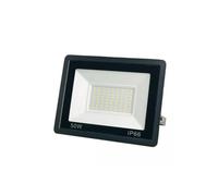 Faretto proiettore LED Slim nero 50W luce fredda 6000K angolo 120° IP66