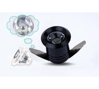 faretto punto luce 1w incasso segnapasso led controsoffitto bianco nero 4 6 8 10 [EEK: A+++]