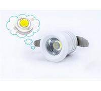 faretto punto luce 1w incasso segnapasso led controsoffitto bianco nero 4 6 8 10 [EEK: A+++]
