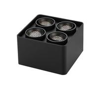 Faretto Quadrato, Moderno faretto da soffitto a LED in Alluminio, Lampada da Parete, faretto da 48 W per Soggiorno, Galleria, corridoio, Camera da Letto, Cucina, Bianco Caldo 3000 K.
