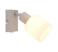 Faretto rettangolare Globo Trent 80x153 mm sabbia satinato
