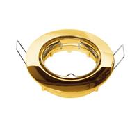 Faretto rotondo da incasso cartongesso Oro Lucido