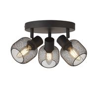Faretto rotondo Meshy 3Lt Cage - Metallo nero