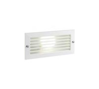 SEGNA PASSO INCASSO RETTANGOLARE CHIUSO 'ESCAPE' colore bianco - 10 watt SOVIL