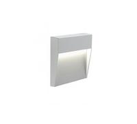 Faretto Segnapassi a Semi Incasso da Esterno a LED Piccolo Sovil Geo Square Bianco