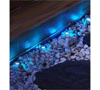 Kovalmax® Faretto segnapassi calpestabile 12 v 1 w led luce blu esterno giardino ip68 es41