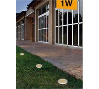 Faretto segnapassi calpestabile 12 v 1 w led luce naturale esterno ip68 es41