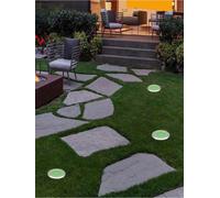 Faretto segnapassi calpestabile 12 v 1 w led luce verde esterno ip68 es41