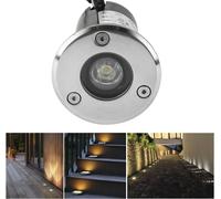 FARETTO SEGNAPASSO CALPESTABILE LED LUCE CALDA SEGNAPASSI DA TERRA IP65 ES07-C