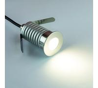 Faretto Segnapasso LED 3W IP67 Acciaio Inox Professional Colore Bianco Freddo 6.000K