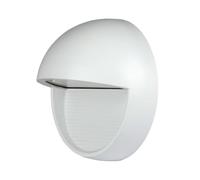 Faretto Segnapasso LED a Montaggio Superficiale Rotondo 3W, per Esterno Bianco Luce Calda 3000K
