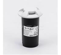 Faretto segnapasso Led rotondo bianco incasso pavimento 1W V-TAC VT-1171-W