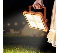Faretto solare, illuminazione di emergenza a LED super luminosa, torcia portatile ricaricabile USB, adatta per campeggio/mercato notturno/viaggio/blackout, ricarica di emergenza, faretto solare portat