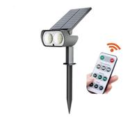 Faretto solare LED Devia Picchetto illuminazione esterna 15W telecomando