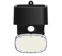Faretto solare potente LED 2000LM bianco BRILOCK con sensore di movimento H15cm