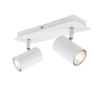 Faretto Spot Da Parete 2gu10 Bianco Max 40w BRILONER 2857026