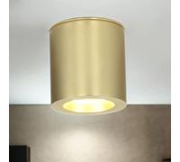 Faretto Spot da Soffitto Alluminio Bagno 8,5 CM Montata IP44 GU10 Ottone