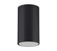Faretto Spot da Soffitto Nero GU10 Ø 5,6 CM H:10 Piccolo Alluminio Cilindro