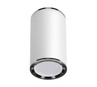 Faretto Spot da Soffitto Plafoniera Bianco B: 5,4 CM H: 10,6 Piccolo Alluminio