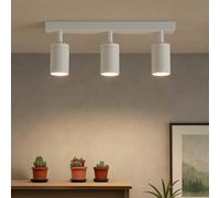 Faretto Spot da Soffitto Plafoniera IP44 Bianco B:39 CM Piccolo 3-flammig GU10
