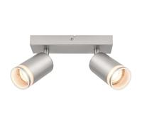 Briloner - Lampada da soffitto, orientabile, plafoniera, lampada, lampada da soggiorno, lampada da camera da letto, lampada da cucina, faretto da soffitto, 20 cm, cromo opaco