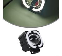 Faretto Spot LED per fuoristrada per Moto e per atv Faretto Spot(White) | 2000 lumen per luminosità, chip LED per premium, colore 6000K, ideale per guida notturna sicura
