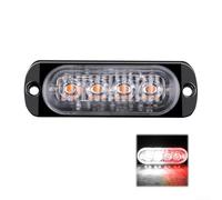 Faretto Stroboscopico LED 12W per Auto per camion Faretto Stroboscopico(White + Red)