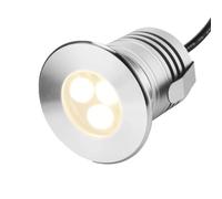 Faretto Subacquei - Faretti Piscina, Led Ad Anello Per Fontana Da 3 W 12 V-24 V CC, Luci Sommergibili Impermeabili In Acciaio Inossidabile IP68, Per Piscine Interrate Fontane Gradini ( Color : Warm li
