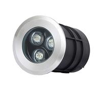 Faretto subacqueo incasso 1W/3W IP68 impermeabile faretti esterno incasso 12V&24V Tensione di sicurezza for scale, terrazze, corridoi, piscine ( Colore : Bianco caldo , Misurare : 75x100mm(12V) )