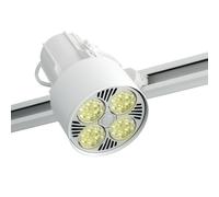 Faretto track binario orientabile lampada LED E27 35W resa 315W luce spot 3500lm