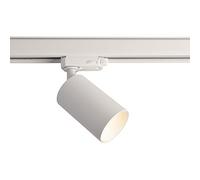Faretto Track Binario TRIFASE Proiettore LED 8W Luce Orientabile Attacco GU10 Lampada Intercambiabile Illuminazione Ufficio Negozio Vetrina alimentazione 230V