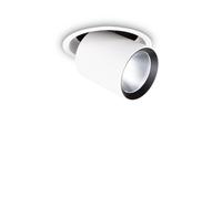 Faretto Tubolare Moderno Nova Alluminio Bianco 1 Luce 30W 3000K Luce Calda