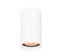 Faretto tubolare rotondo bianco moderno da 10 cm per soffitto, ideale per cucina