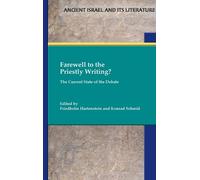 Farewell to the Priestly Writing? (Copertina rigida)