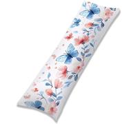 Farfalla-1 Federe Cuscino Letto 50 x 150 cm, Cuscini per Divano Velluto,