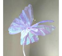Farfalla 3D Simulazione Decorazione di Matrimonio Puntelli con Supporto per Creativo Floreale ed Evento Display (Palo)