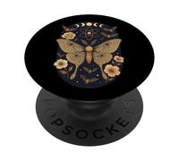 Farfalla atomica lunare con falena celeste PopSockets PopGrip Adesivo